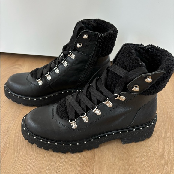 Steve madden black ankle boots for women size 7.5 - Picture 6 of 17